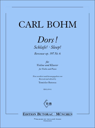 Cover - Carl Bohm, Dors! Berceuse op. 397 No. 6
